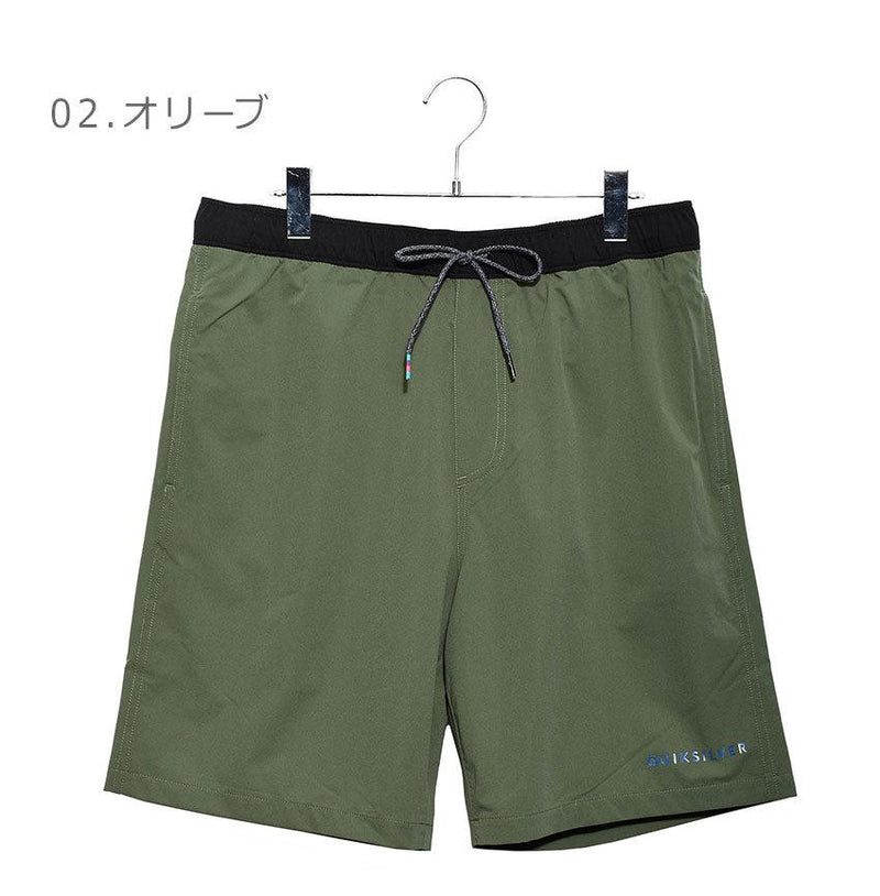 UTILITY POCKET SHORTS QWS212018 パンツ ブラック 黒 ベージュ カーキ 3カラー