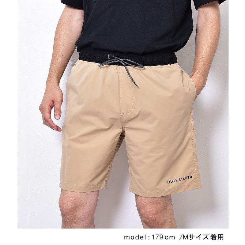 UTILITY POCKET SHORTS QWS212018 パンツ ブラック 黒 ベージュ カーキ 3カラー