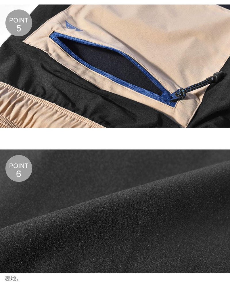 UTILITY POCKET SHORTS QWS212018 パンツ ブラック 黒 ベージュ カーキ 3カラー