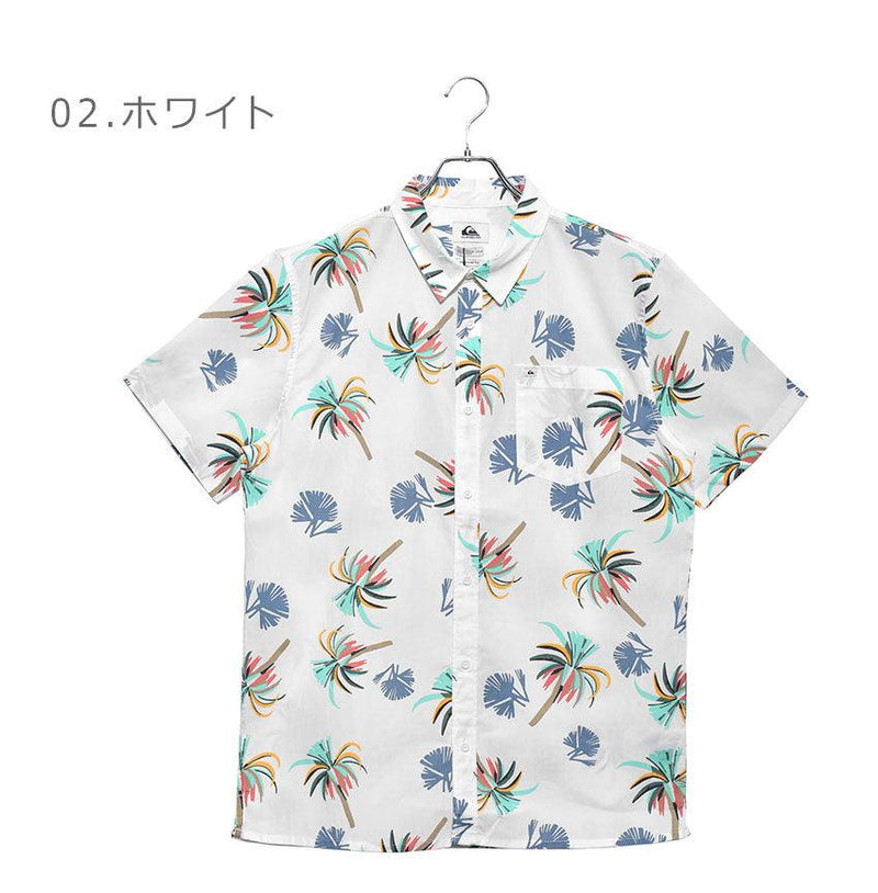 ROYAL PALMS SS GQYWT03267 半袖シャツ ホワイト 白 ブルー ピンク 3カラー