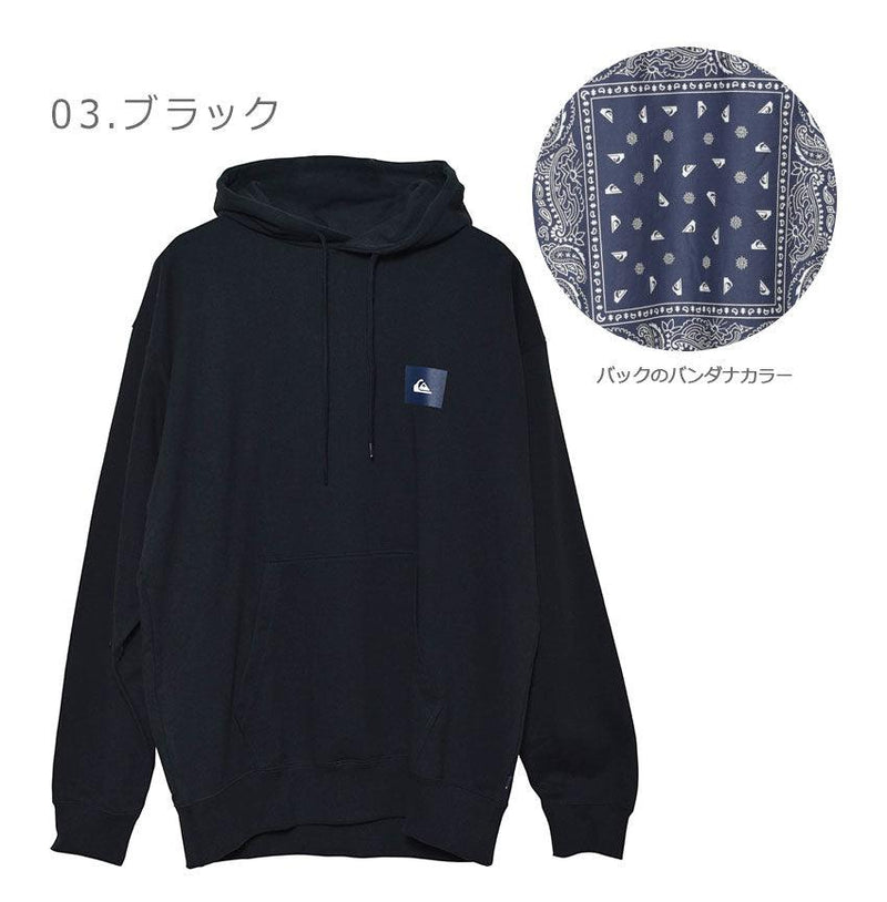 アタッチ ザ バンダナ パーカー QPO214043 フーディ ブラック 黒 ホワイト 白 ベージュ ネイビー 4カラー