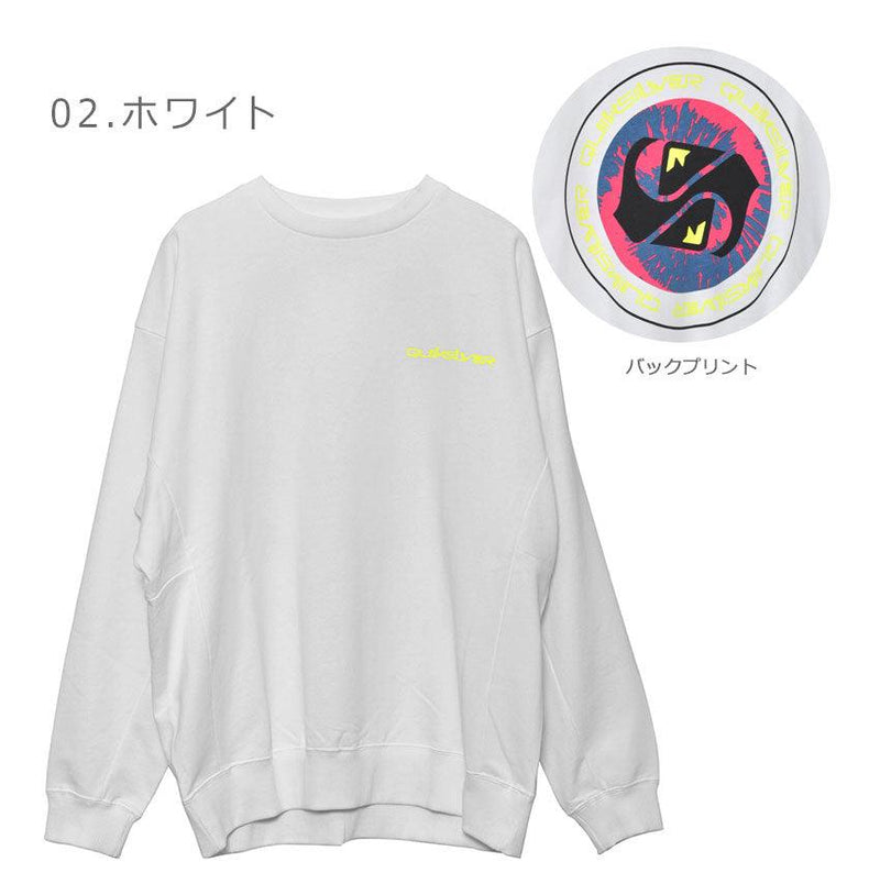 ゴールデン レコード クルー QPO214045 トレーナー ブラック 黒 ホワイト 白 ブルー 3カラー