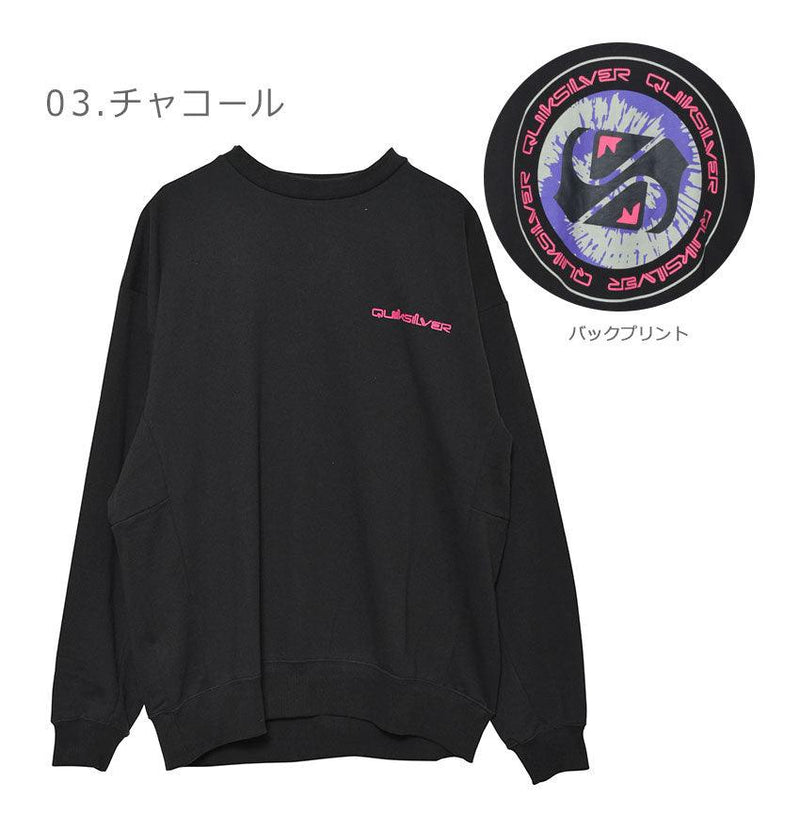 ゴールデン レコード クルー QPO214045 トレーナー ブラック 黒 ホワイト 白 ブルー 3カラー