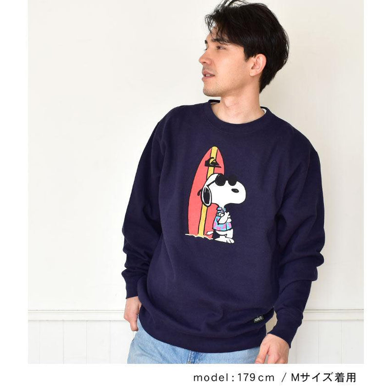 ピーナッツ コラボ スウェット AQYFT03265 スウェット ネイビー 紺 1カラー