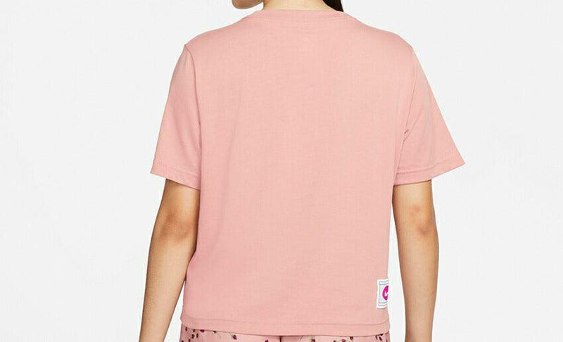 スポーツウェア アイコン クラッシュ DN5759 半袖Tシャツ ピンク 1カラー