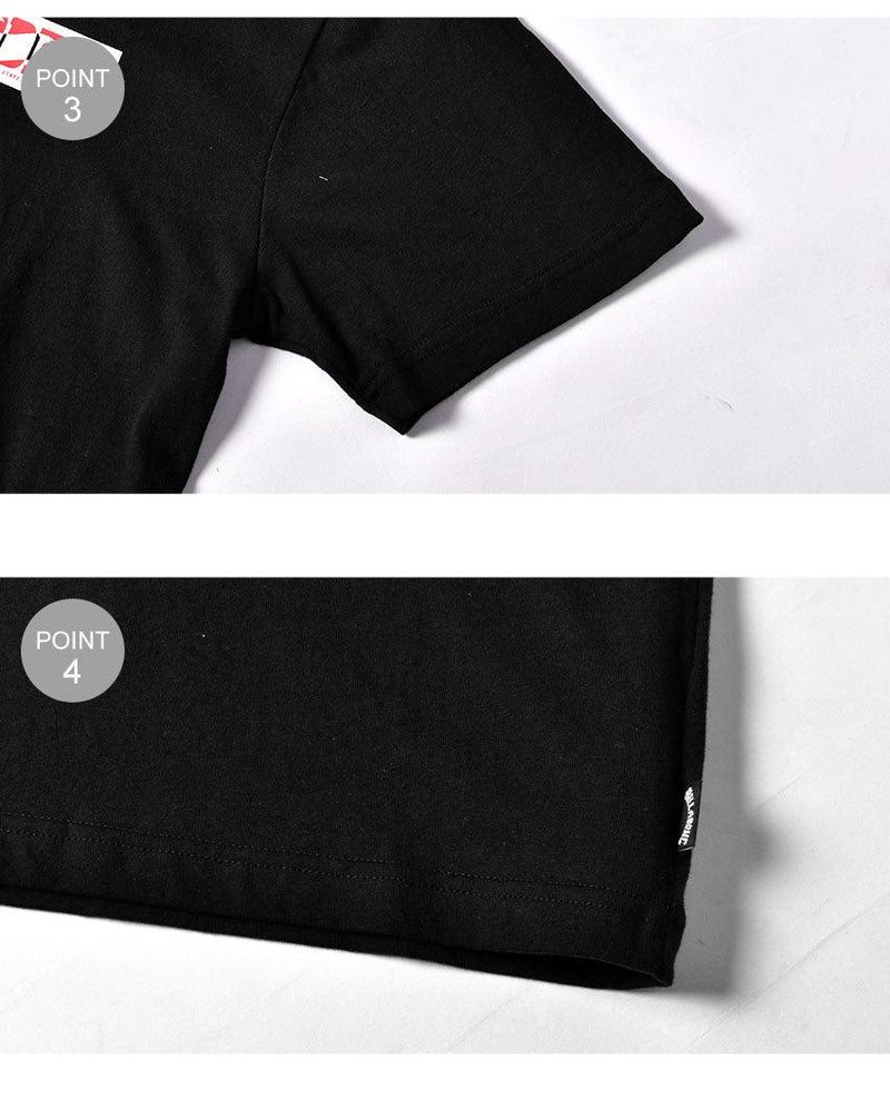 X HIDDEN BB011258 半袖Tシャツ ブラック 黒 ホワイト 白 2カラー