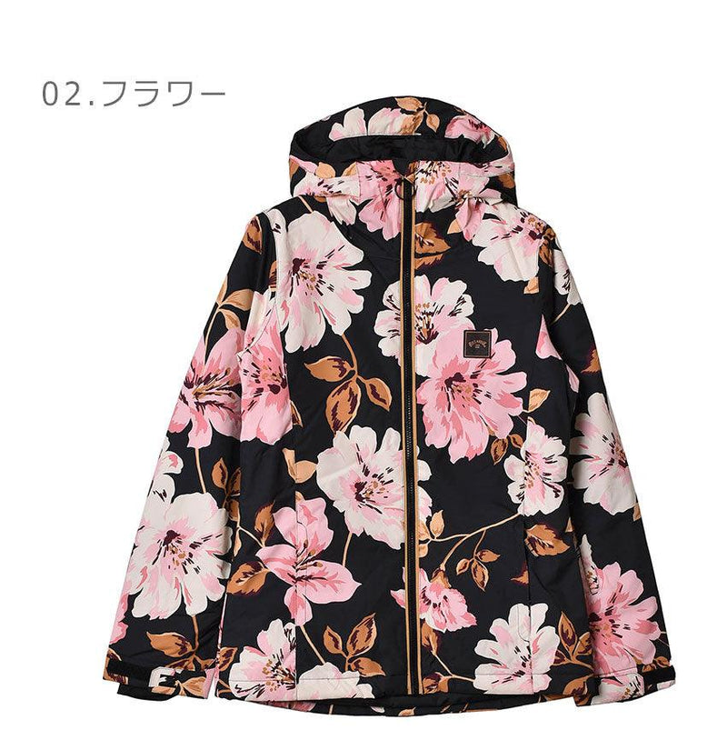 W SULA JKT BB01L754 スノージャケット ブラック 黒 アイボリー ピンク マルチ 4カラー