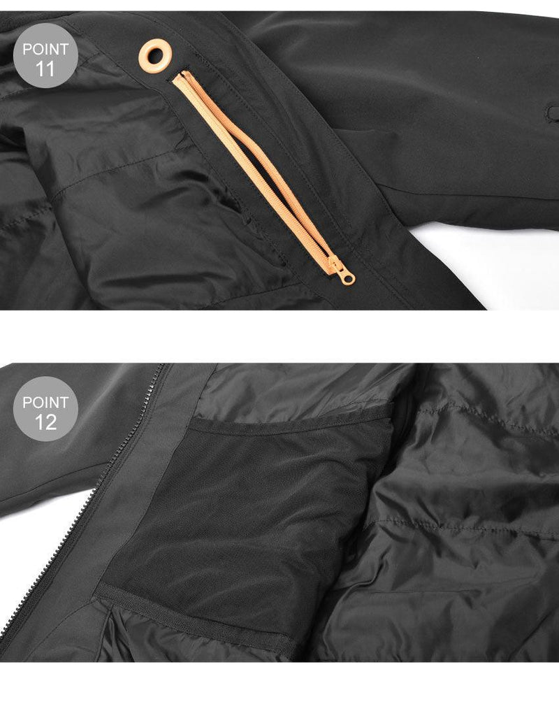 W SULA JKT BB01L754 スノージャケット ブラック 黒 アイボリー ピンク マルチ 4カラー