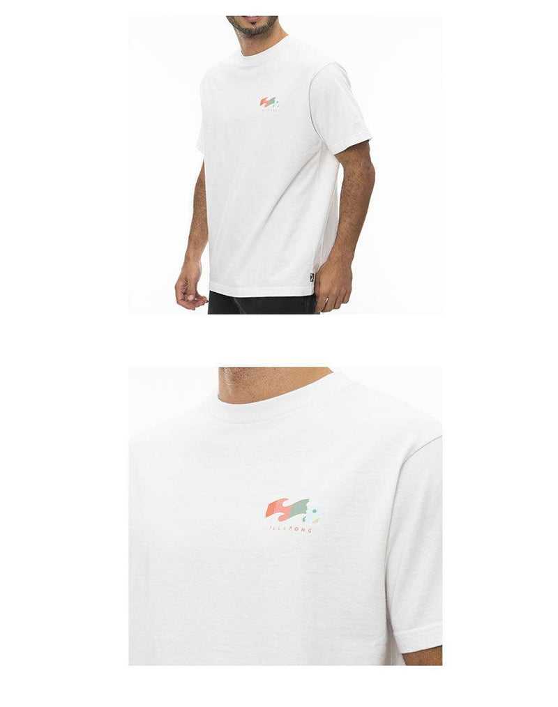 BACK WAVE Tシャツ BC011237 Tシャツ ブラック 黒 ホワイト 白 グリーン マルチカラー 4カラー
