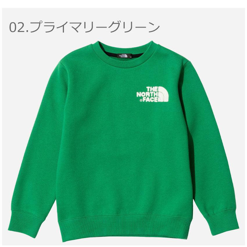 フロントビュークルー NTJ62262 スウェット ブラック 黒 グリーン ピンク 3カラー