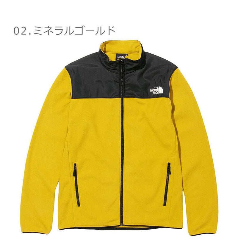 マウンテンバーサマイクロジャケット NL71904 フリース ベージュ イエロー 黄 2カラー