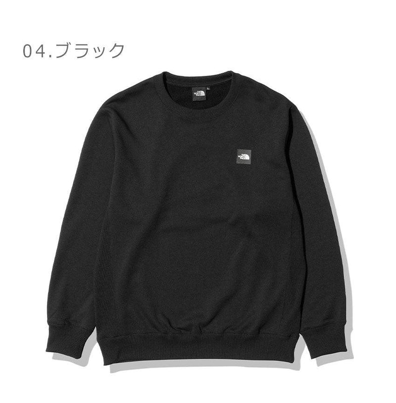 スクエアロゴクルー NT62231 長袖Tシャツ カーキ ブラック 黒 グレー ネイビー 4カラー