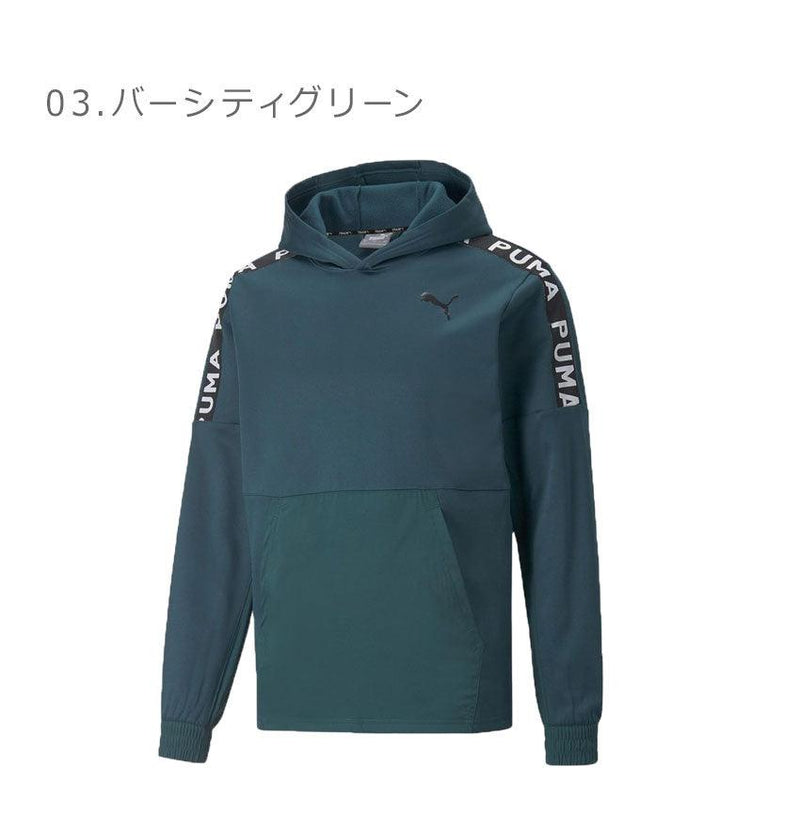 フィットパワーフリースフーディー 522960 パーカー ブラック 黒 ブルー 青 3カラー