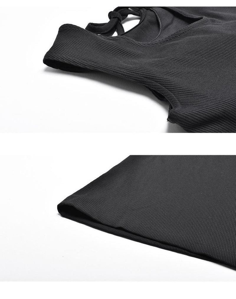 PRSVE レイヤードTシャツ QU172 半袖Tシャツ ブラック 黒 オレンジ ベージュ 2カラー