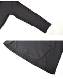 PRSVE オーバーサイズフィット ダブルニット フード付きチュニック VM083 チュニック ブラック 黒 グリーン 3カラー