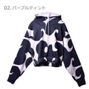 マリメッコ クロップ フーディー VT545 パーカー オレンジ パープル ネイビー 2カラー