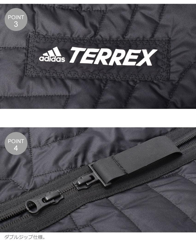 テレックス マイシェルター PRIMA フード付き パデッドジャケット AW051 アウター ブラック 黒 1カラー