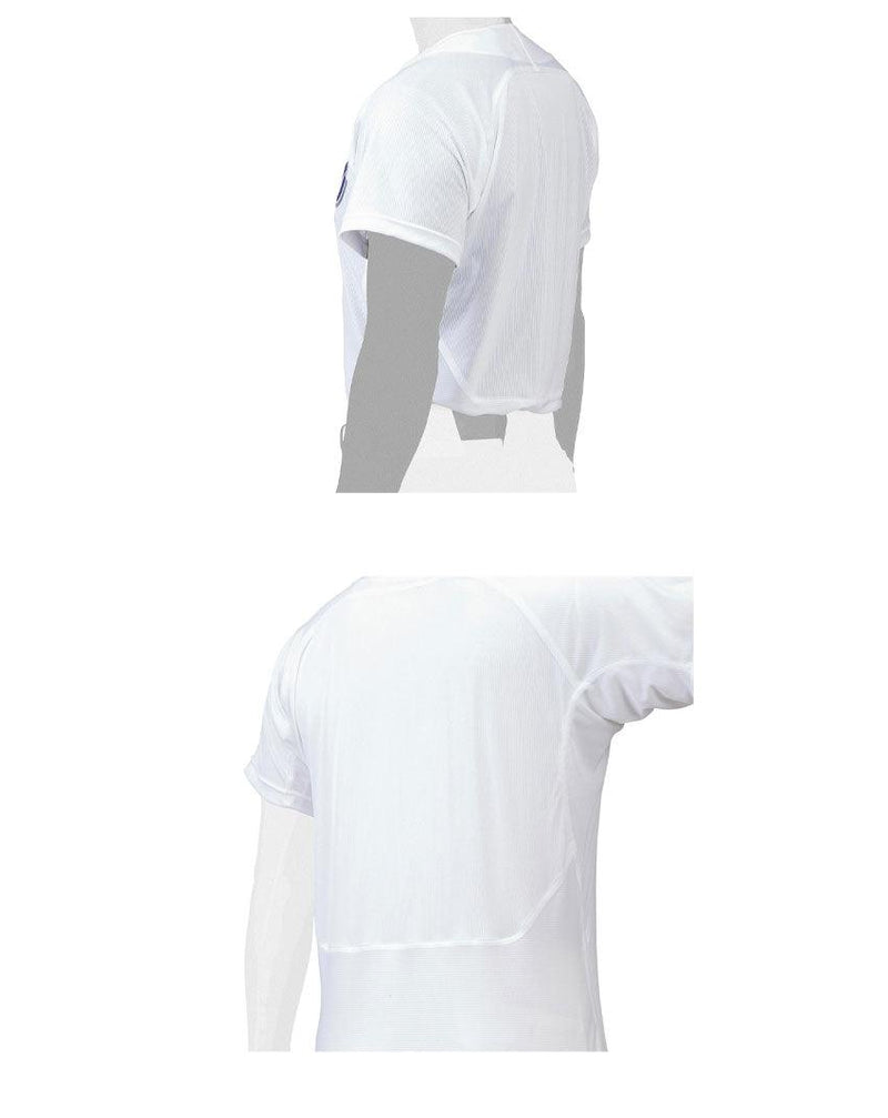 シャツ／セミハーフボタンタイプ 12JC1F47 ユニフォームシャツ ホワイト 白 アイボリー グレー 3カラー
