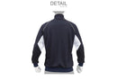 『グローバルエリート』 ウォームアップシャツ 12JC7R10 アウター ブラック 黒 ネイビー 紺 ブルー 青 3カラー