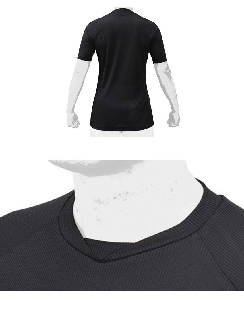 ミズノ（MIZUNO） KUGEKI Light feelアンダーシャツ（レイヤーネック・半袖） 12JA0P37 アンダーウエア ブラック 黒  ネイビー 紺 2カラー│Z-CRAFT（ゼットクラフト） WEB本店