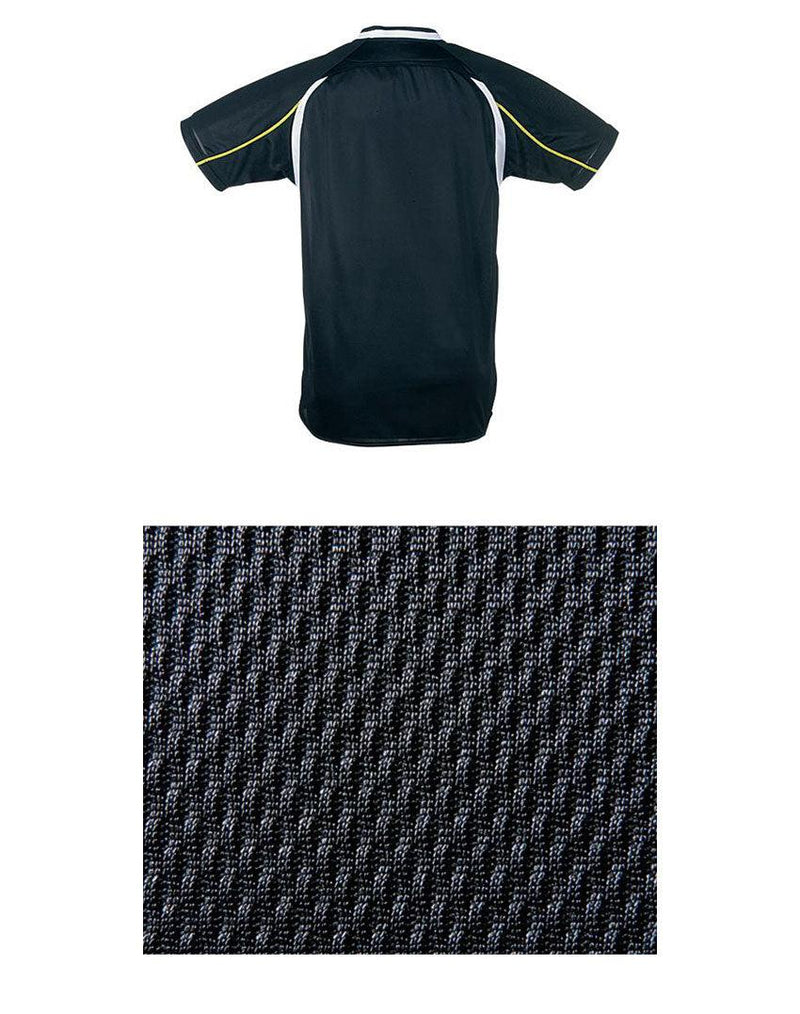 マルチベースボールシャツ(ハーフボタン小衿付き) 52LE209 ユニフォームシャツ ブラック 黒 1カラー