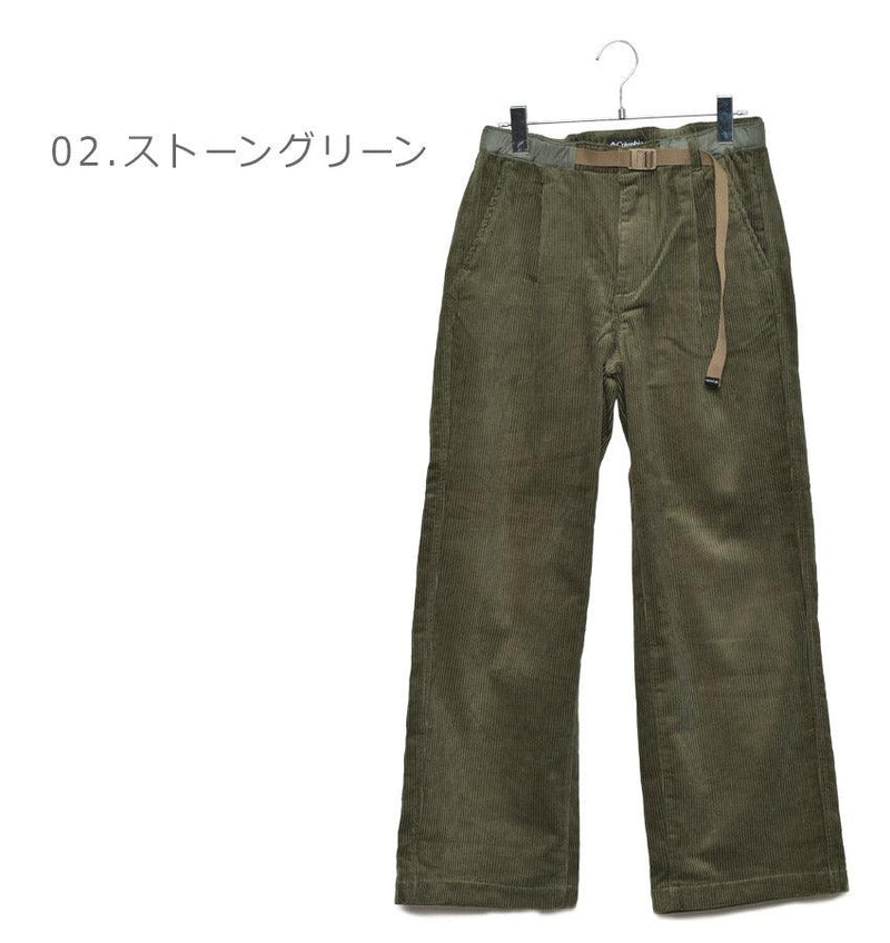 ウィメンズストローベイパンツ PL0682 ボトムス ブラウン 茶 グリーン カーキ ベージュ 2カラー