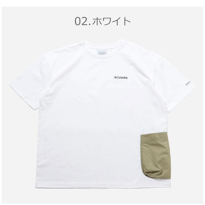 ポーテージクリークポケットショートスリーブTシャツ PM0922 半袖Tシャツ ホワイト 白 グレー ネイビー ベージュ 4カラー