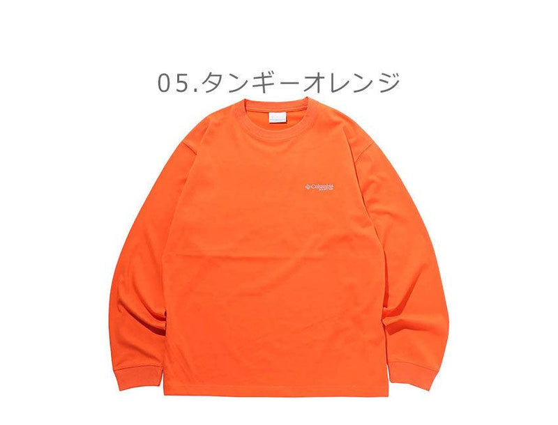 ディスペアーベイロングスリーブTシャツ PM0813 トップス ブラック 黒 ホワイト 白 ベージュ カーキ オレンジ 5カラー