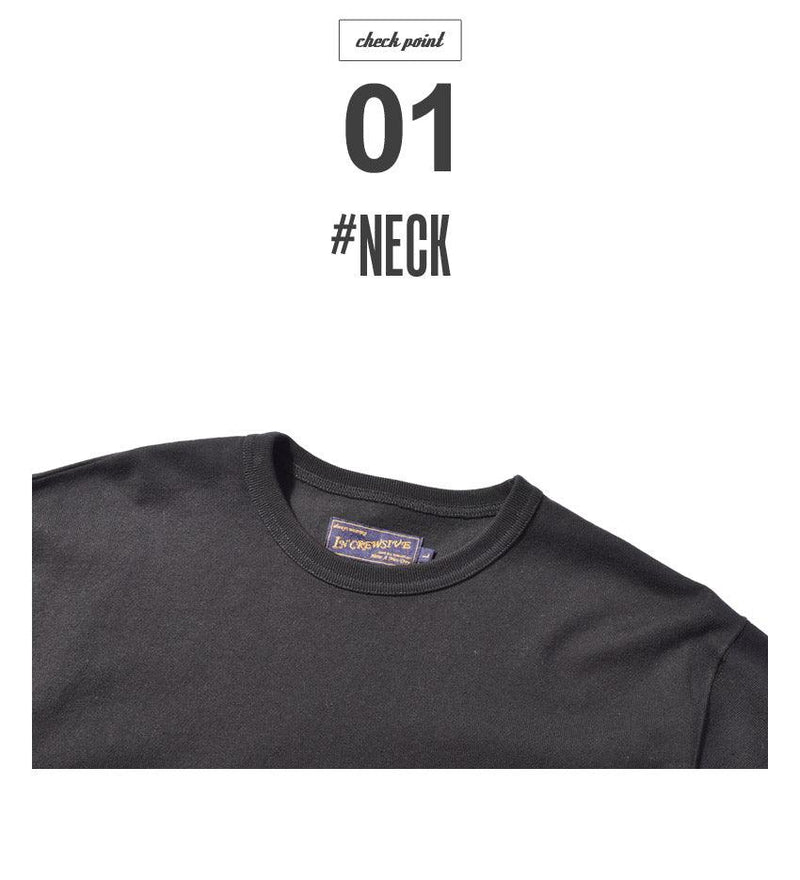 10/- OE ロングスリーブTシャツ IN-1180S IN-1181S 長袖Tシャツ ブラック 黒 ホワイト 白 カーキ 6カラー