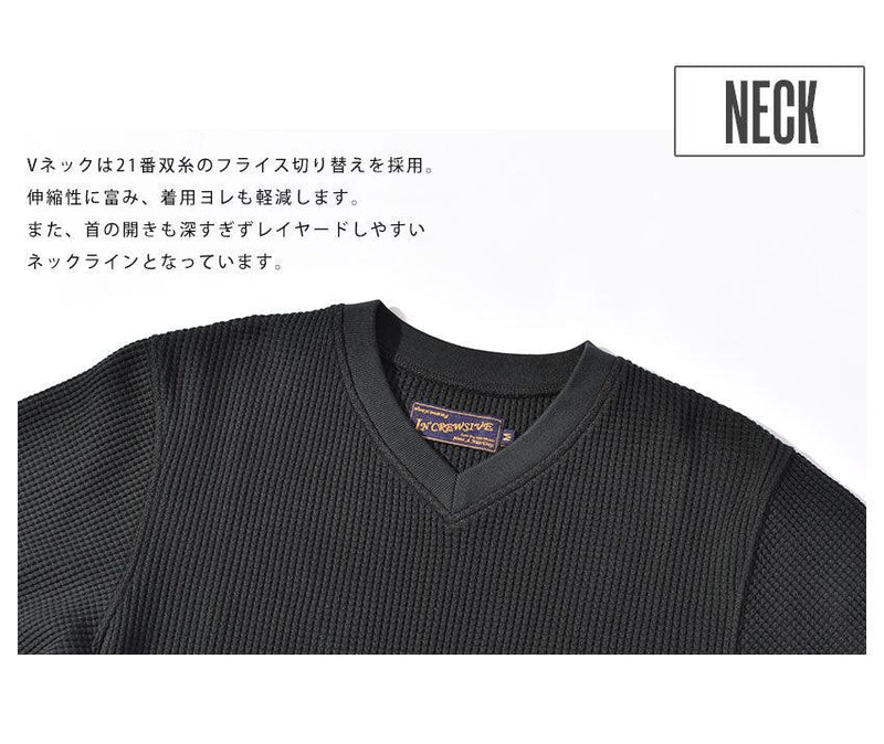ヘビーワッフル 半袖シャツ IN-1185S 半袖Tシャツ ホワイト 白 ブラック 黒 グリーン 緑 パープル 紫 8カラー