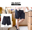 ショートパンツ IN-1193S パンツ ブラック 黒 イエロー 黄 グリーン 緑 ネイビー 6カラー