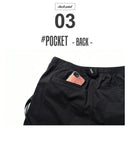 ショートパンツ IN-1193S パンツ ブラック 黒 イエロー 黄 グリーン 緑 ネイビー 6カラー