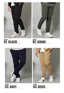 ストレッチナイロン テーパードパンツ IN-3103F パンツ ブラック 黒 ネイビー カーキ ベージュ 4カラー