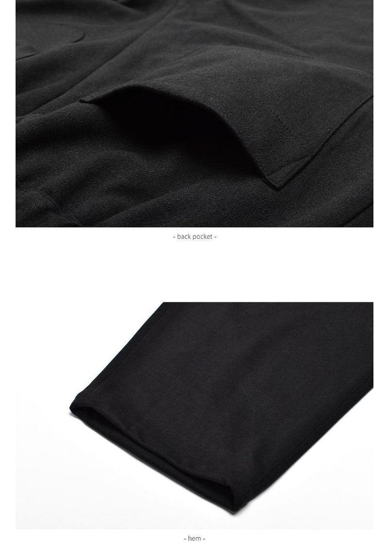メルトン ワイド イージーパンツ パンツ アイボリー ベージュ ブラック 黒 2カラー
