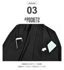 ストレッチ ナイロン ジャケット ジャケット ブラック 黒 カーキ ネイビー ベージュ 4カラー