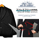 ストレッチ ナイロン ジャケット ジャケット ブラック 黒 カーキ ネイビー ベージュ 4カラー