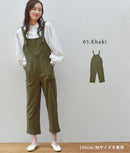 フロントジップサロペット ORG0130 サロペット 9カラー