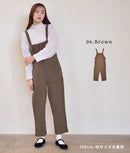 フロントジップサロペット ORG0130 サロペット 9カラー