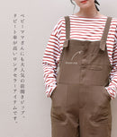 フロントジップサロペット ORG0130 サロペット 9カラー