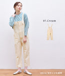 フロントジップサロペット ORG0130 サロペット 9カラー