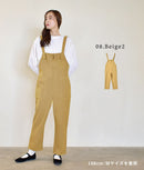 フロントジップサロペット ORG0130 サロペット 9カラー