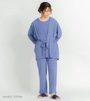 接触冷感トッパーカーディガン GBR2182 カーディガン グレー ブラウン 茶 ブルー 青 3カラー