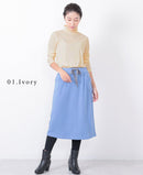 アルガンオイル加工 タートルネック 長袖 GCS0319 GCS0320 GCS0321 トップス 5カラー