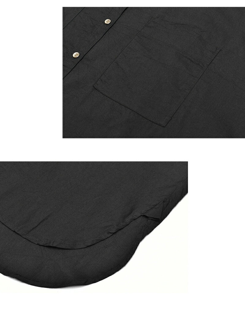 キャンブリックボイル オーバーシャツ 無地 WLA2290 長袖シャツ 4カラー