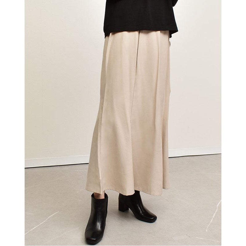 ツイルマーメイドスカート 1016-5555 スカート カーキ ネイビー 紺 3カラー