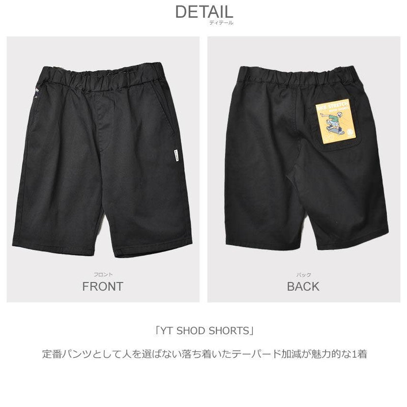 YT SHOD SHORTS BC025604 ショートパンツ ブラック 黒 カーキ ブルー 青 3カラー