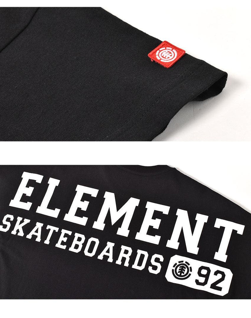 ELEMENT 92 SS BC025279 半袖Tシャツ ホワイト 白 ブラック 黒 2カラー
