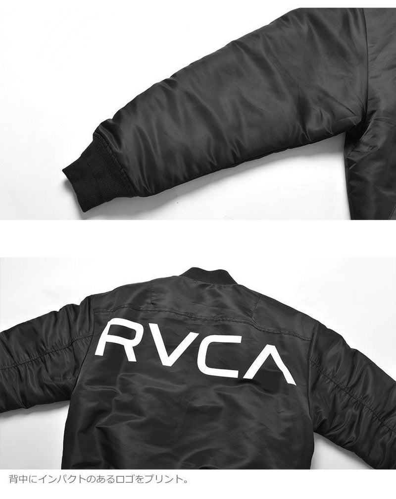 BACK RVCA MA-1 ジャケット BB042766 ジャケット 3カラー