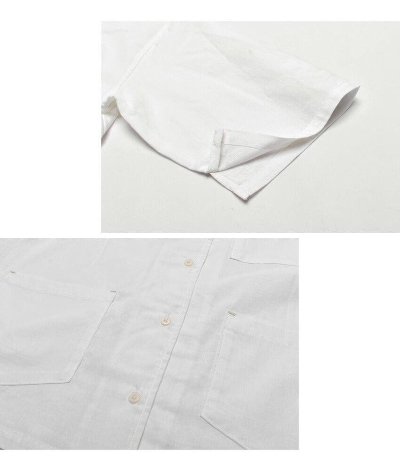 オープンカラーシャツ NDMS2241 半袖シャツ ホワイト 白 ブルー オレンジ 3カラー