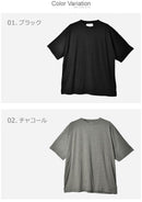 ショートスリーブ ルーズシェイプクルー MVRM22S8008-M 半袖Ｔシャツ ブラック 黒 ホワイト 白 グレー ネイビー グリーン オレンジ 6カラー
